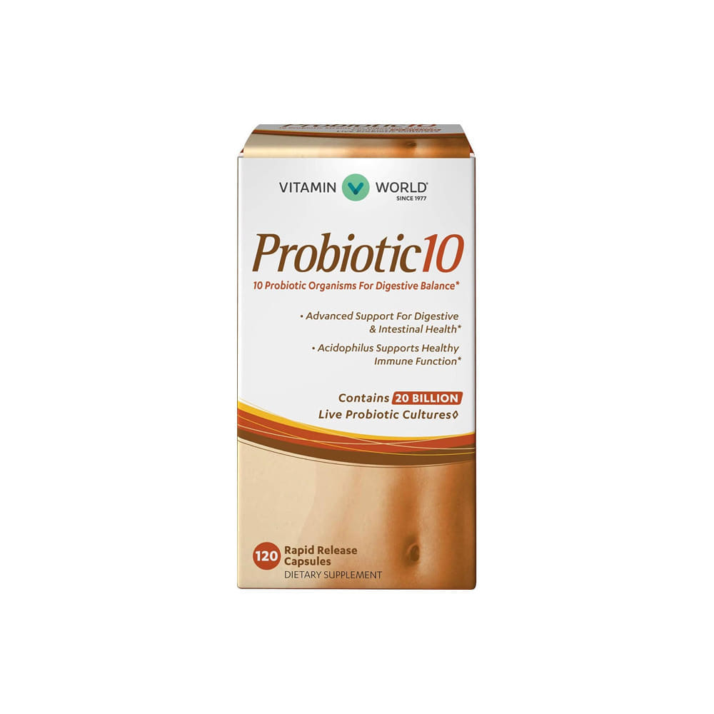 비타민월드 프로바이오틱스 10 유산균 120캡슐