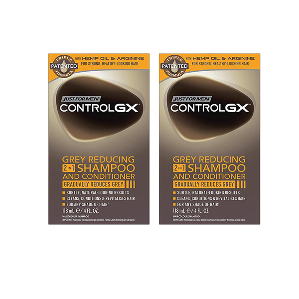 저스트포맨 컨트롤 GX 샴푸 컨디셔너 118ml X 2팩