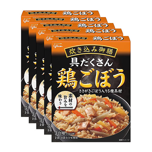 글리코 토리고모쿠 영양밥 솥밥 닭 우엉 3,4인분 X 5팩
