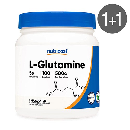 뉴트리코스트 엘 글루타민 L-글루타민 파우더 500g 1+1