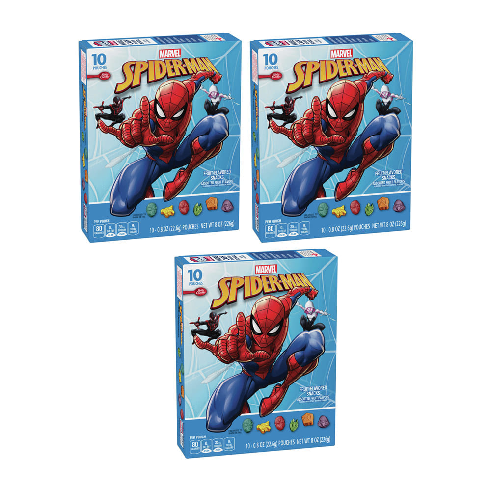 베티크로커 스파이더맨 과일 구미 과일맛 젤리 10팩 X 3팩