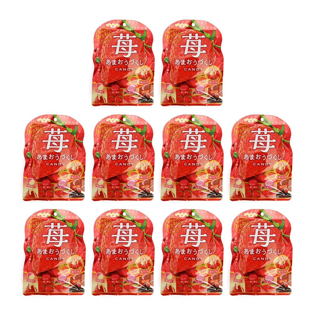 후쿠오카 5가지 맛 딸기 캔디 사탕 85g X 10팩