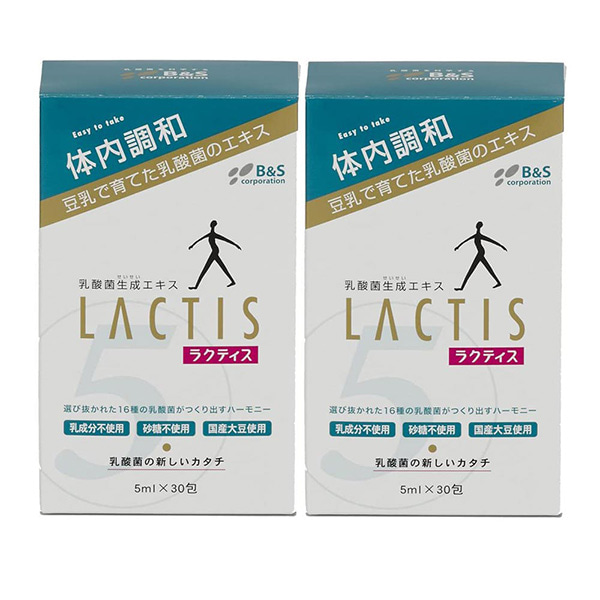 LACTIS 락티스 유산균 생성 액기스 5ml x 30포 2팩