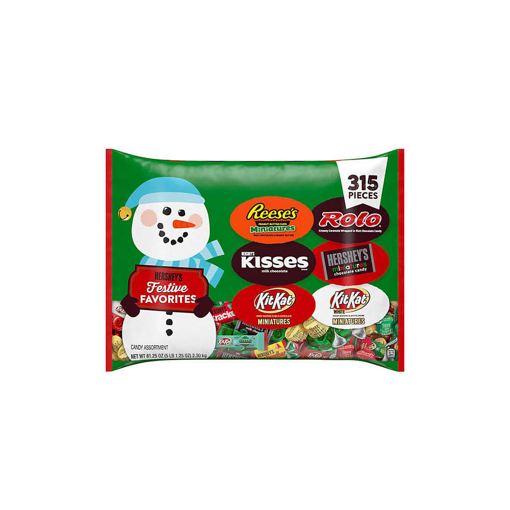 허쉬 리세스 킷캣 초콜릿 화이트크림 크리스마스 선물 315개입